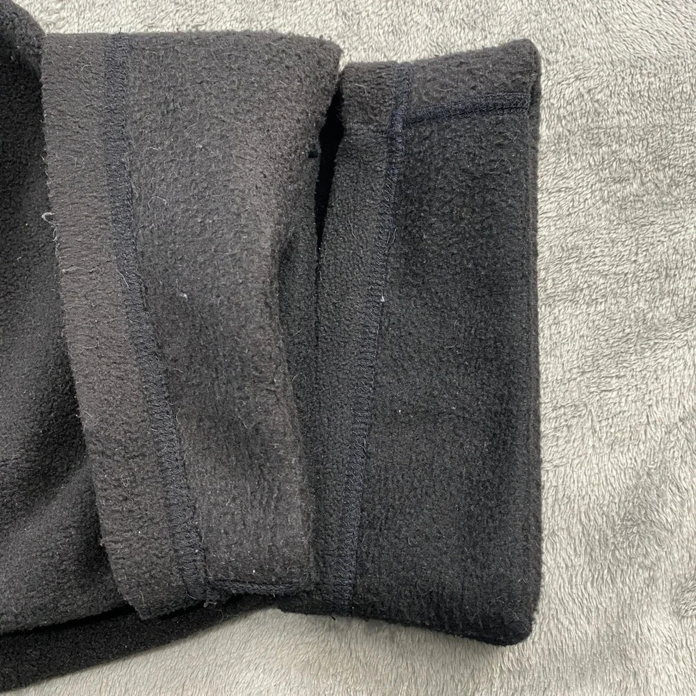 J. Crew Black Fleece Sweatpants Baggy Zipper Pockets Elastic Waist Size‎ M
